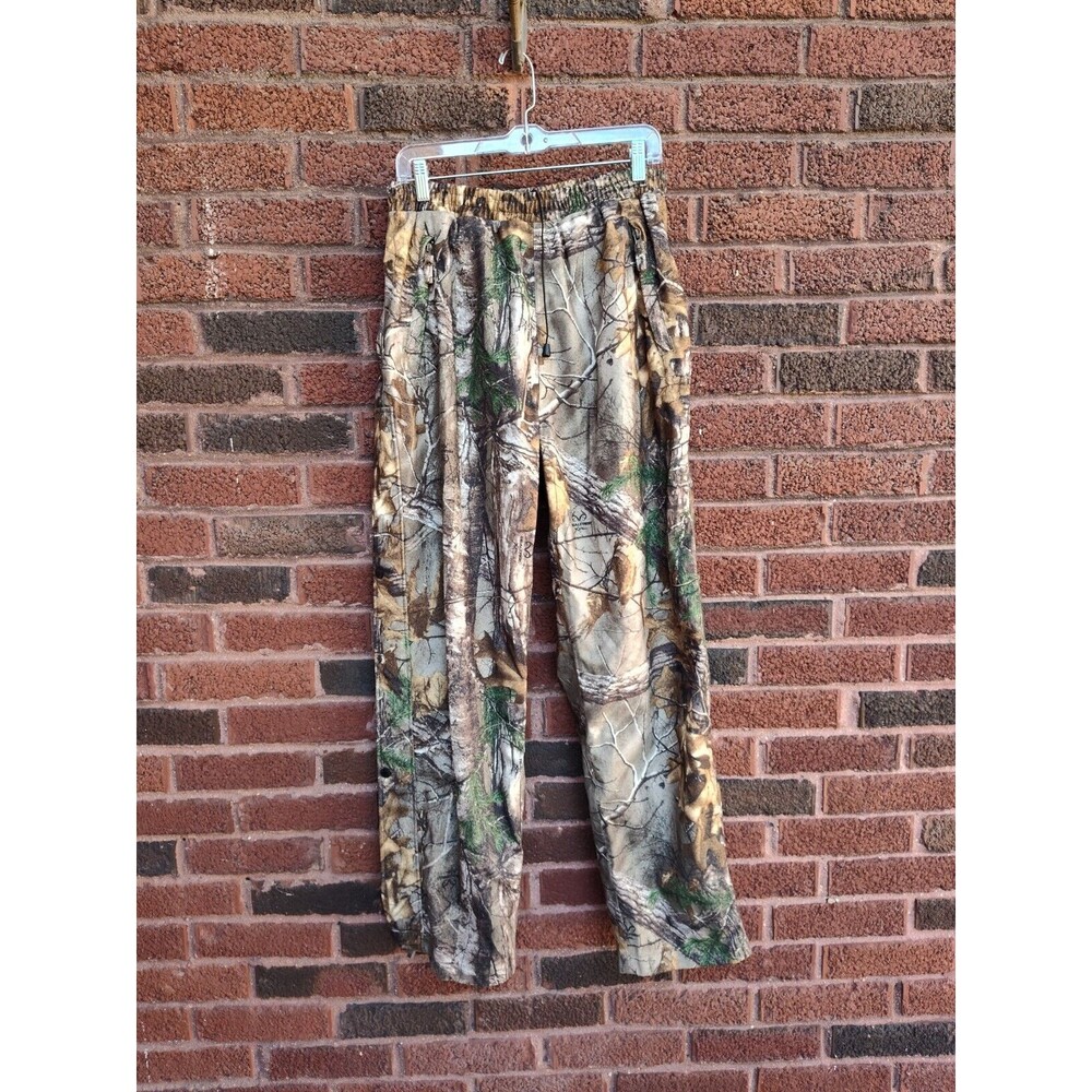 master sportsman mens camo pants size xl zip off realtree camp mesh lined